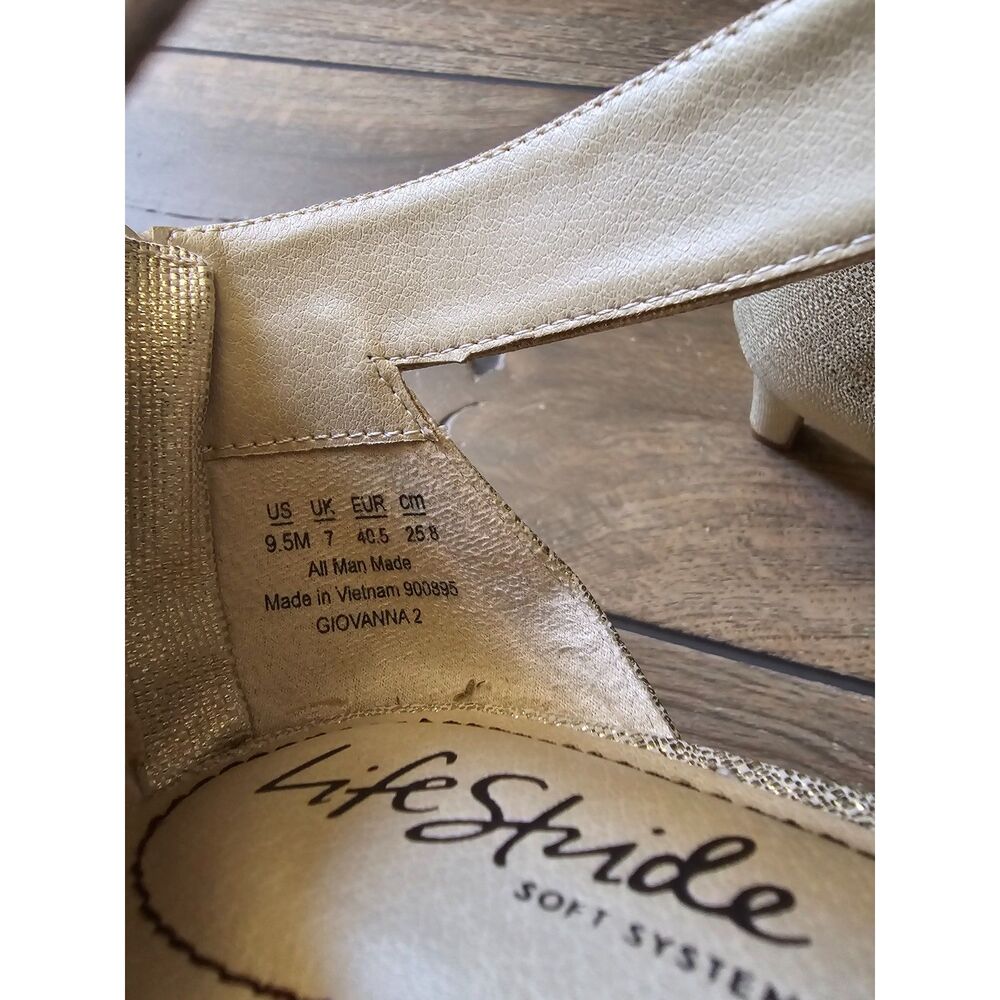 LifeStride Giovanna 2 Platino Heel Pump- Size 9.5 - Picture 6 of 9